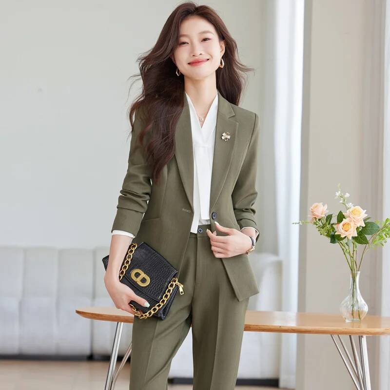 Women'S Formal Wear Pantsuits - Otoño Invierno uniforme Formal estilos trajes