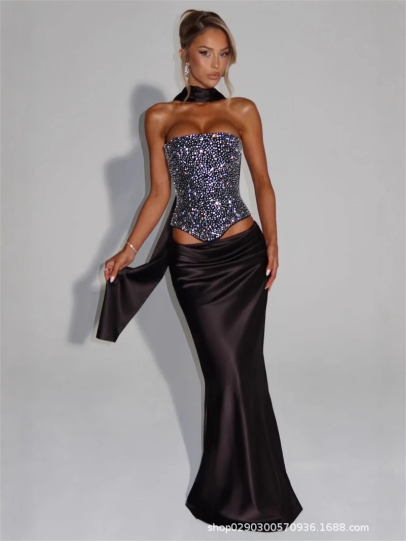 Women Formal Wear With Skirt - Vestido de fiesta de sirena Sexy