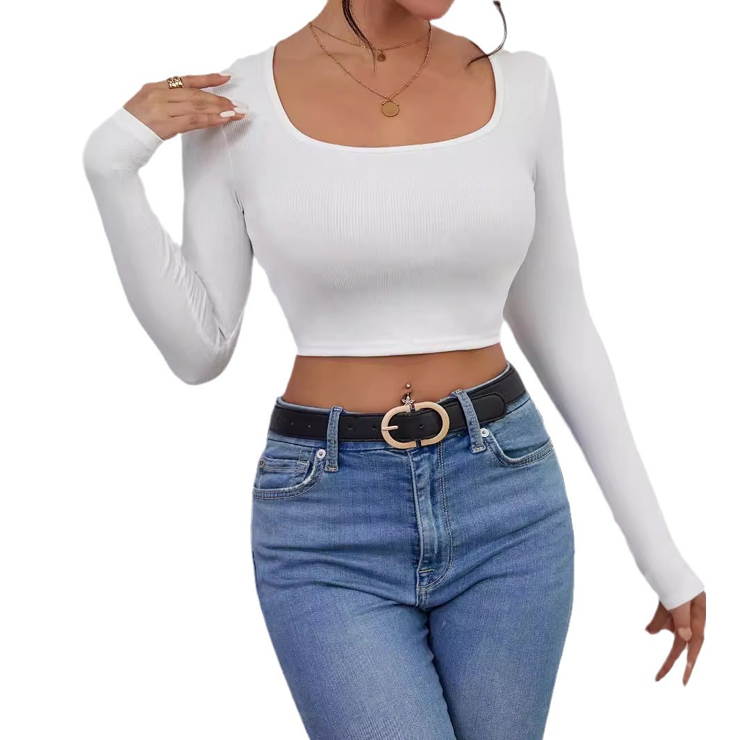 Women Formal Wear Trends - Chaleco ajustado corto Sexy Top expuesto