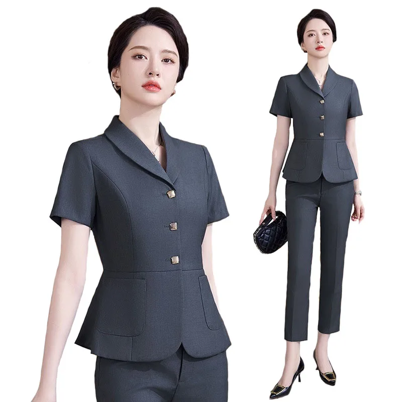Women'S Formal Wear Pantsuits - Pop 2024 verano Formal OL estilos