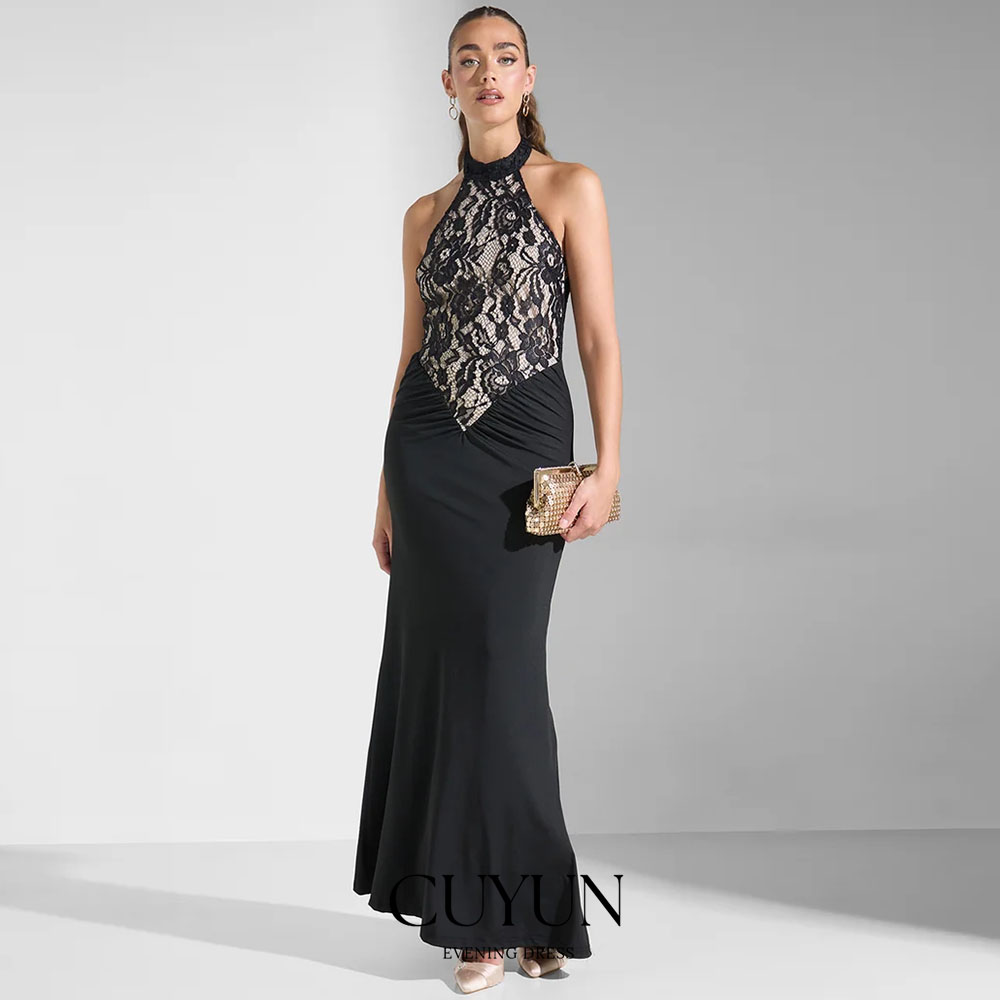 Women'S Formal Dinner Wear - CUYUN-vestidos de noche de encaje sexys