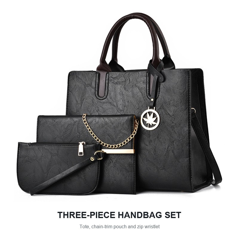 Shoulder Bag Structured - Conjunto de 3 Bolsos de Mano