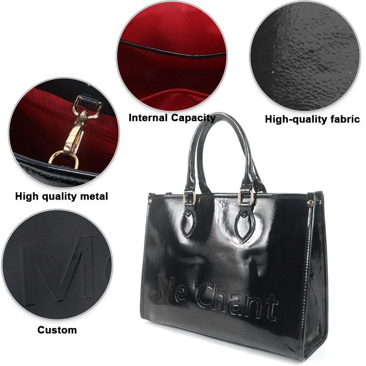 Bolso Tote de Cuero Sintético  - Shoulder Bag Structured reseña y precio