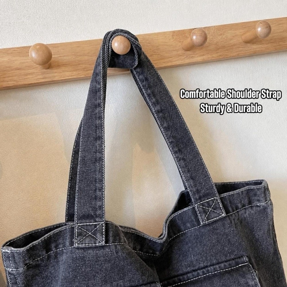 Bolsos de Hombro de Mezclilla  - Shoulder Bag Structured reseña y precio