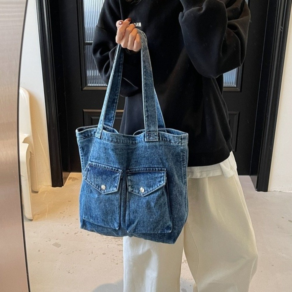 Bolsos de Hombro de Mezclilla  - Shoulder Bag Structured reseña y precio