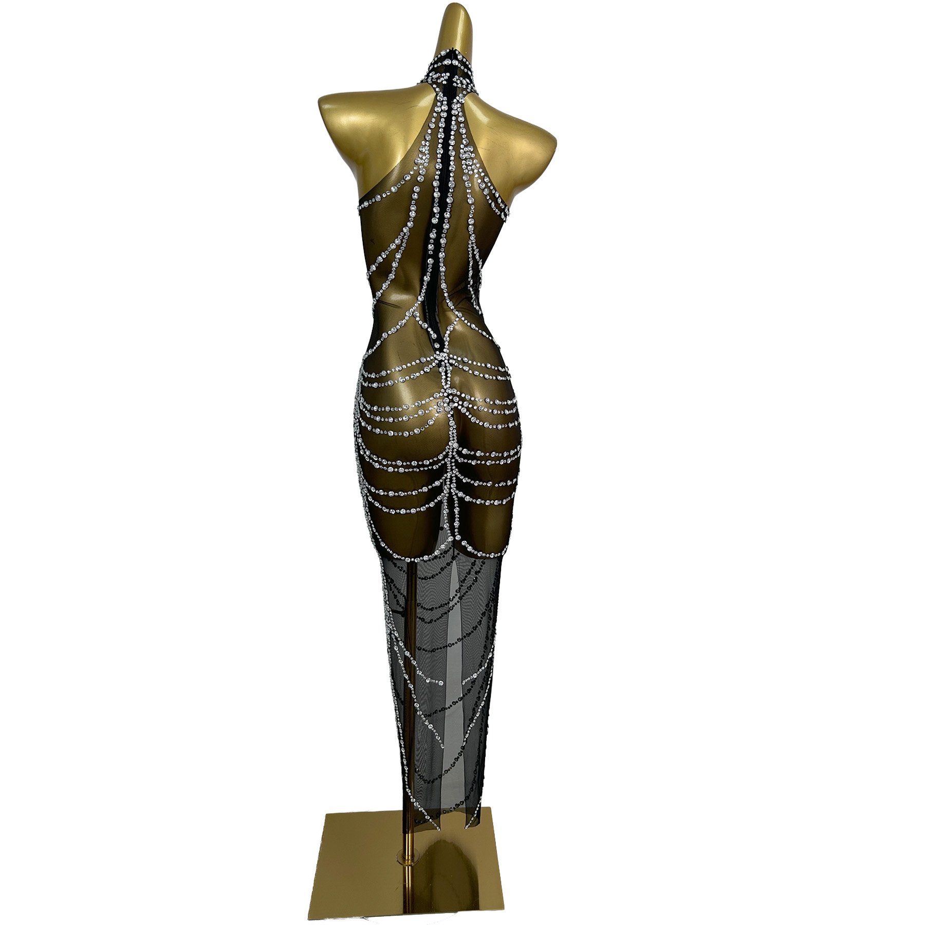 Vestido largo sexy sin mangas, - Women'S Formal Dinner Wear reseña y precio