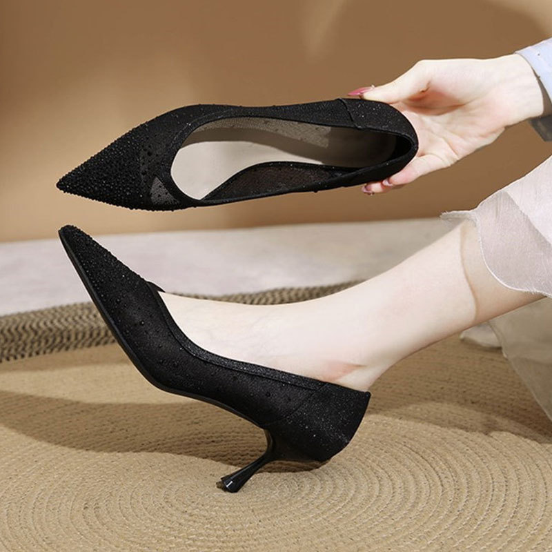 Sandalias de tacón alto sin co - Women'S Work Fashion reseña y precio
