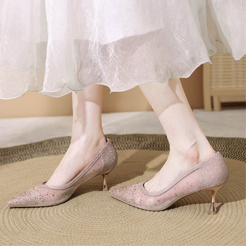 Sandalias de tacón alto sin co - Women'S Work Fashion reseña y precio