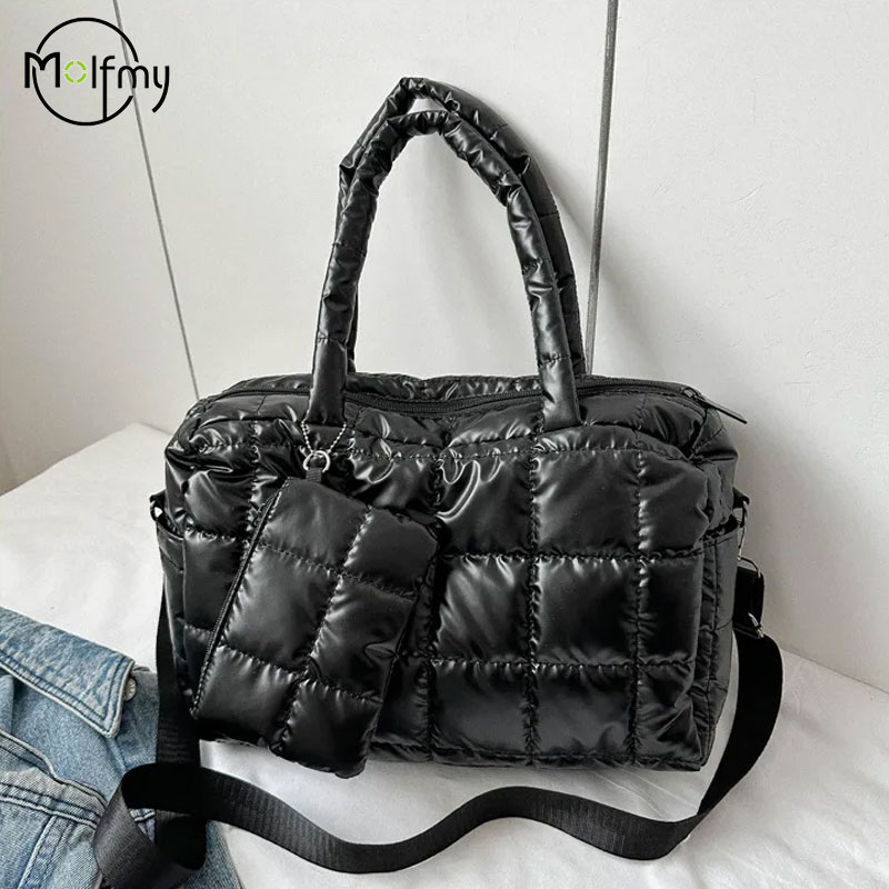 Bolso de algodón acolchado par - Shoulder Bag Structured reseña y precio