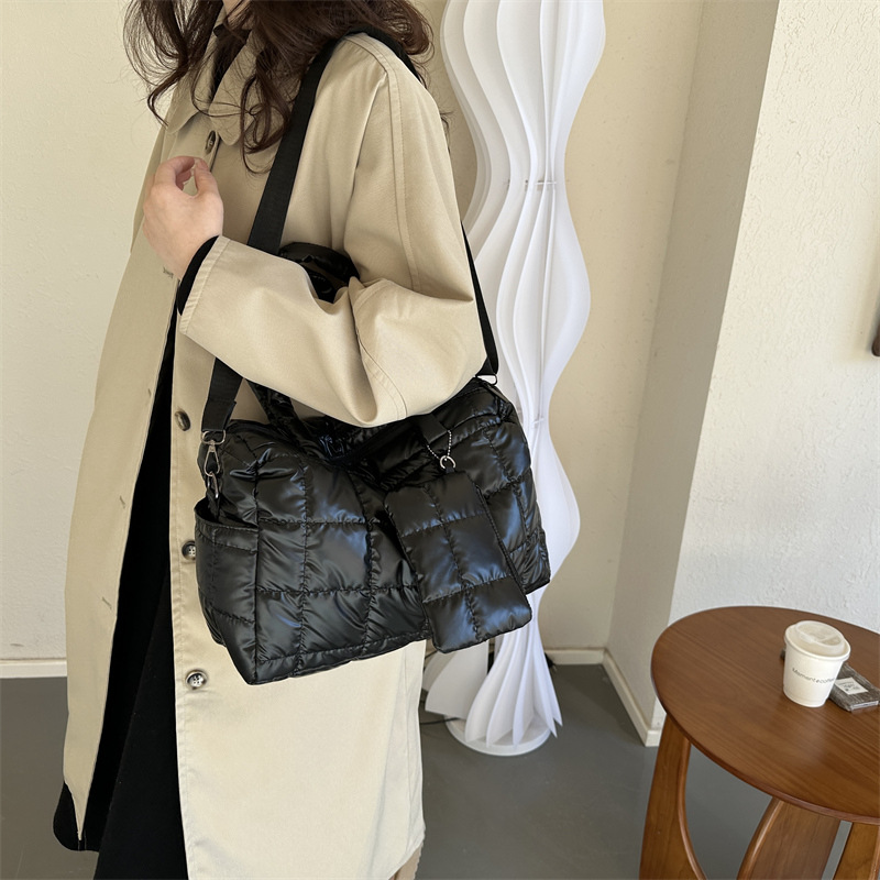 Bolso de algodón acolchado par - Shoulder Bag Structured reseña y precio