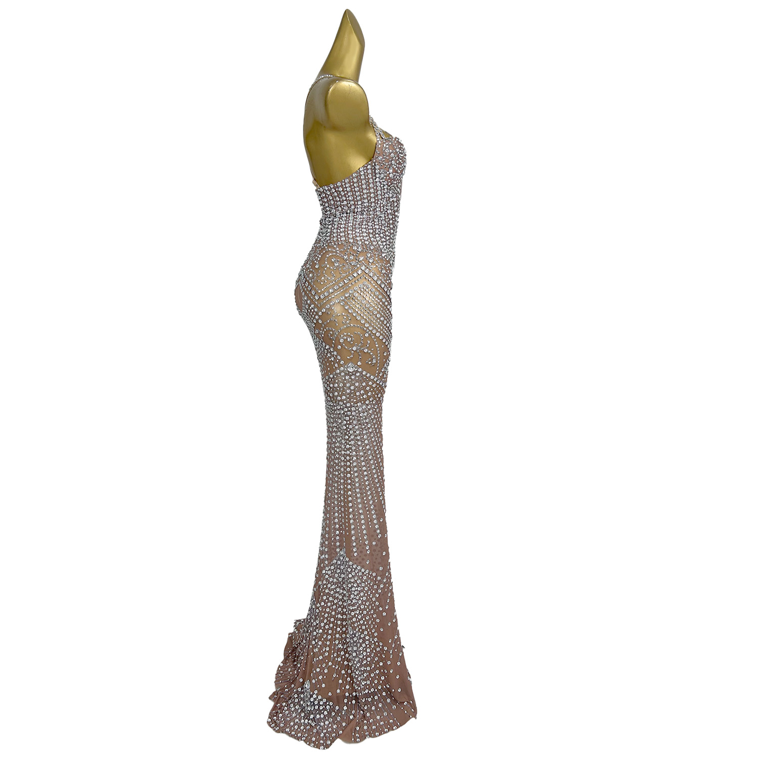 Vestido largo sexi transparent - Women'S Formal Dinner Wear reseña y precio
