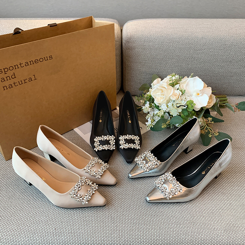 Zapatos de Tacón Alto con Punt - Women Formal Wear Heels reseña y precio