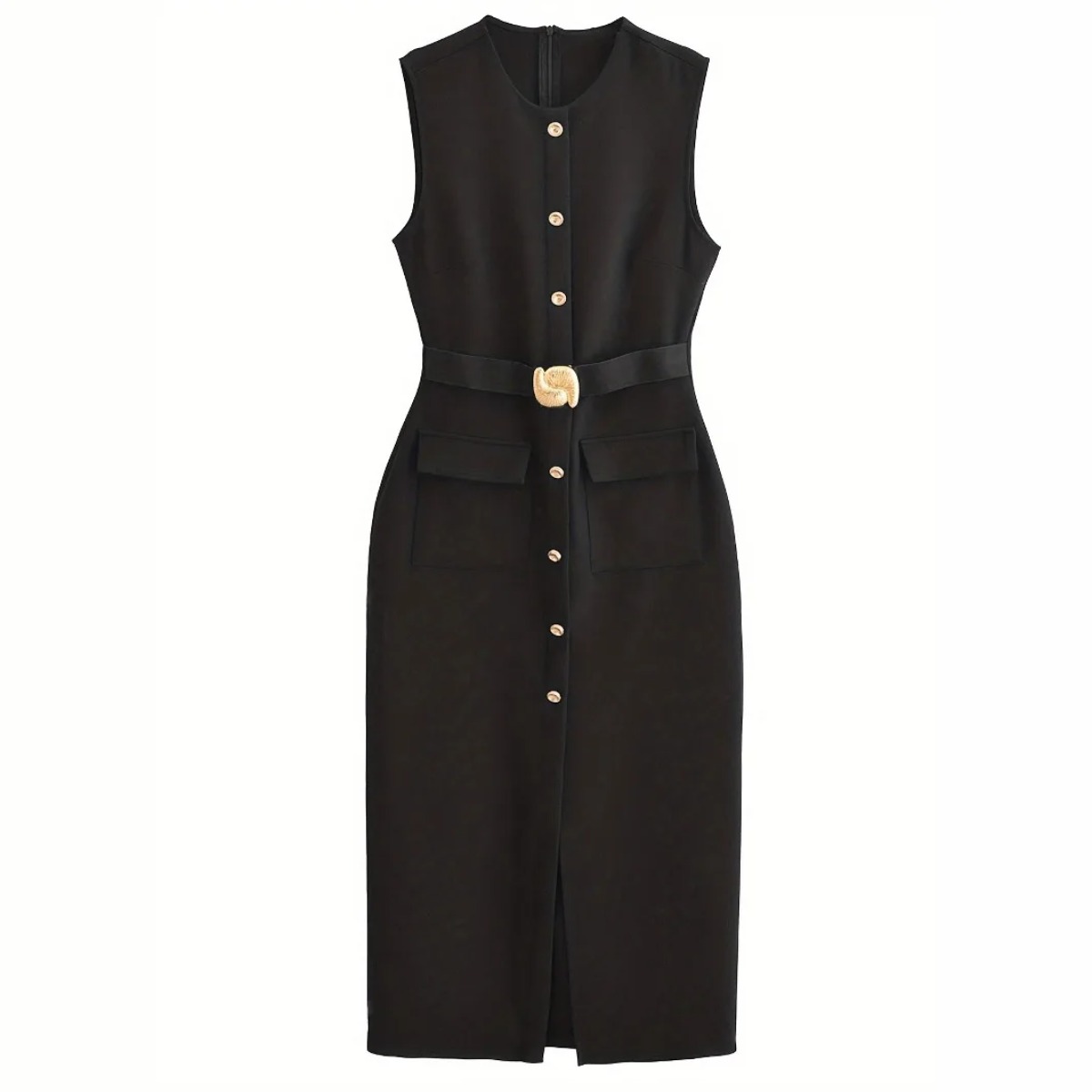 Vestido sin mangas con cuello  - Women'S Formal Dinner Wear reseña y precio