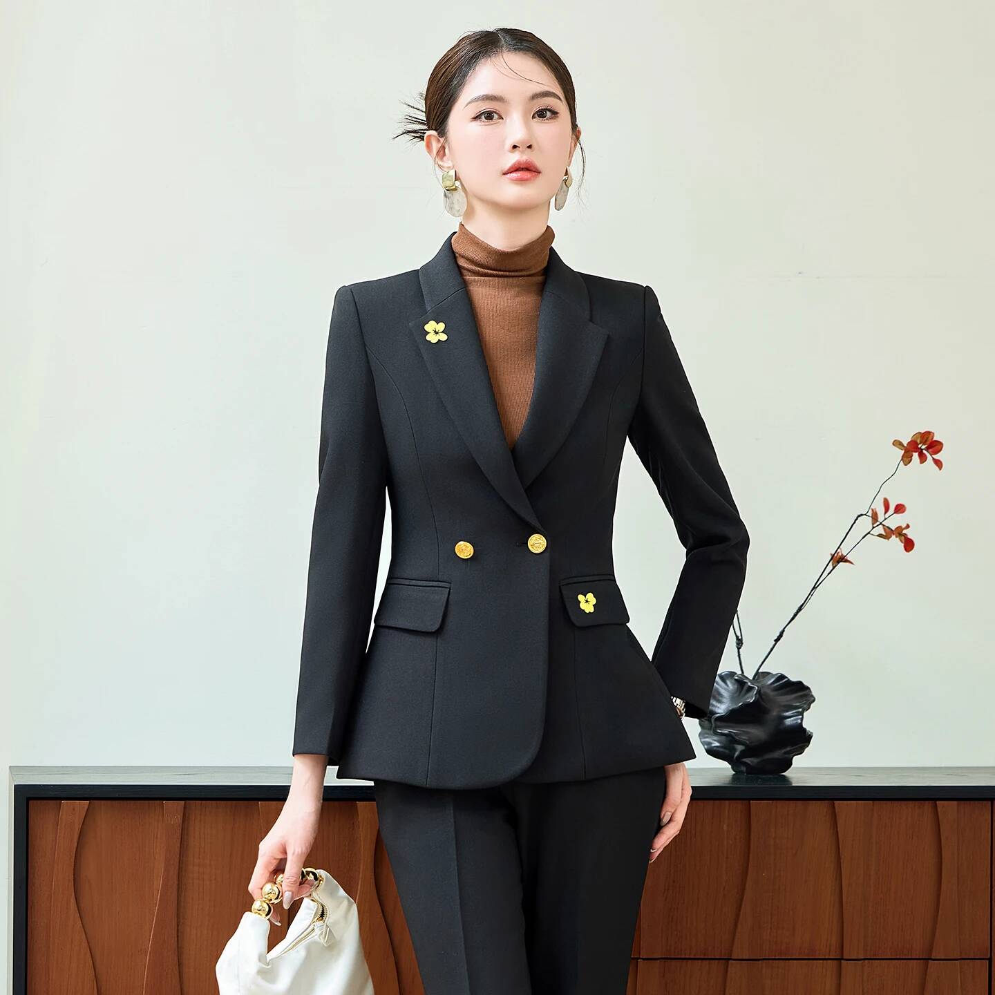Trajes formales de negocios pa - Women'S Formal Wear Pantsuits reseña y precio
