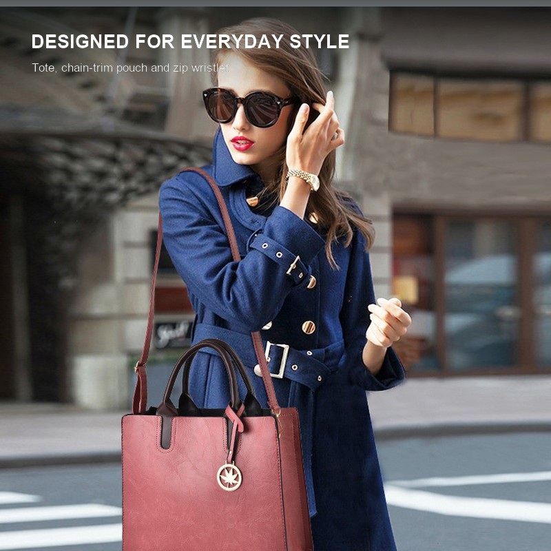 Conjunto de 3 Bolsos de Mano p - Shoulder Bag Structured reseña y precio